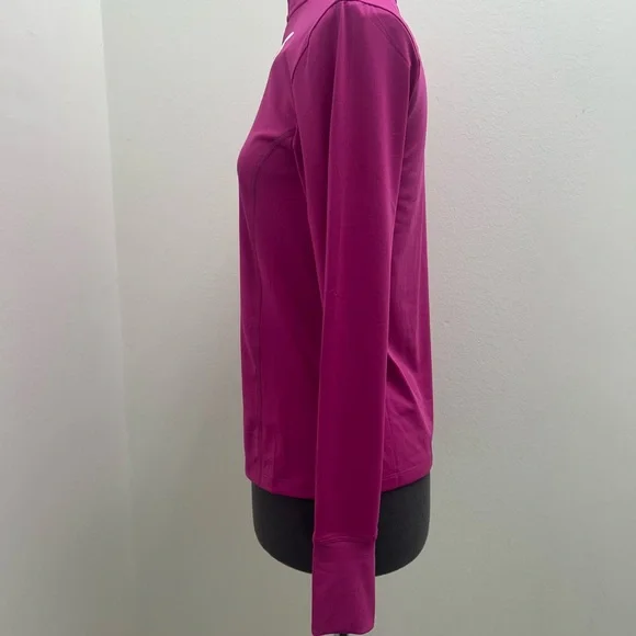 Peloton Women's Magenta Quarter-Zip Sweatshirt - Picture 3 of 12